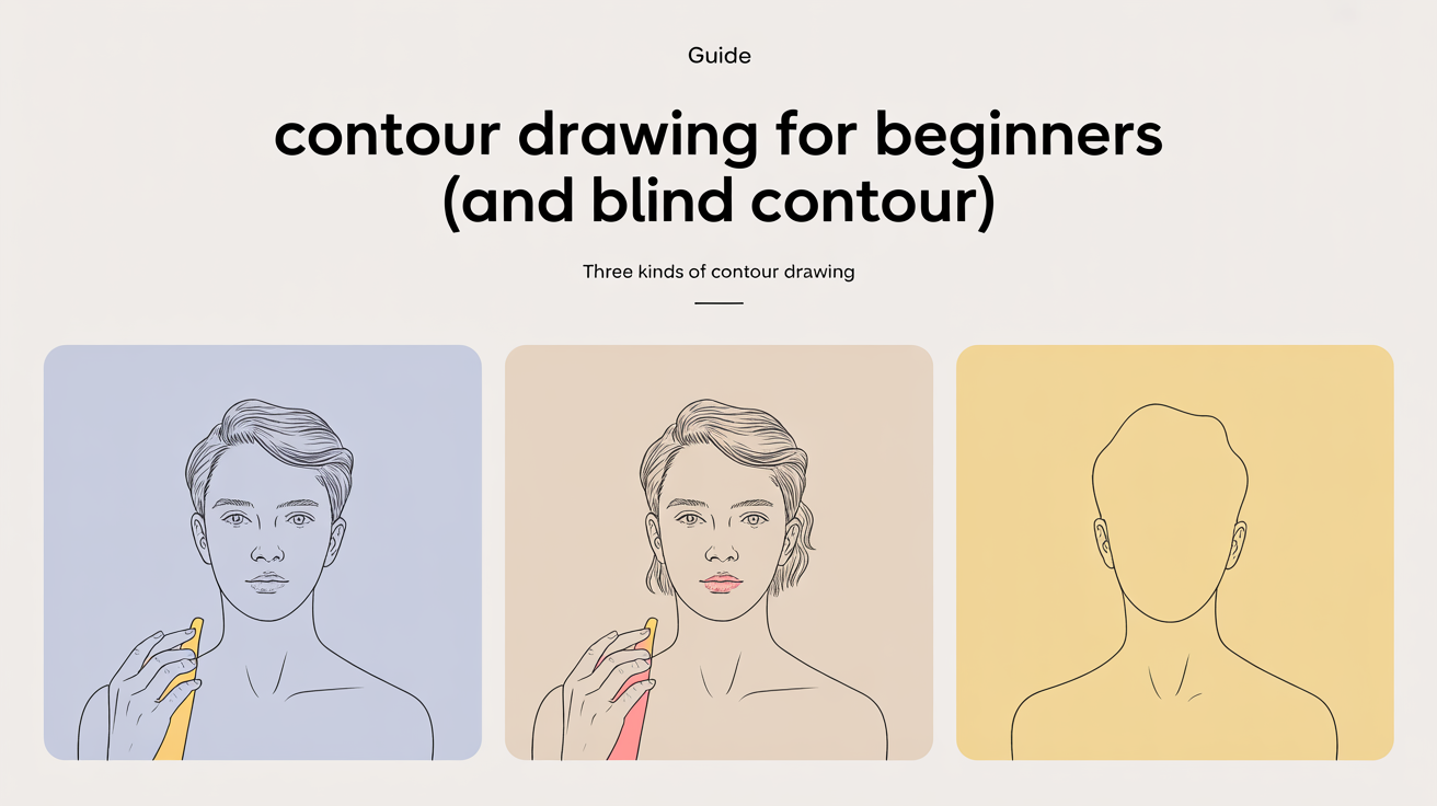 Three Kinds of Contour Drawing