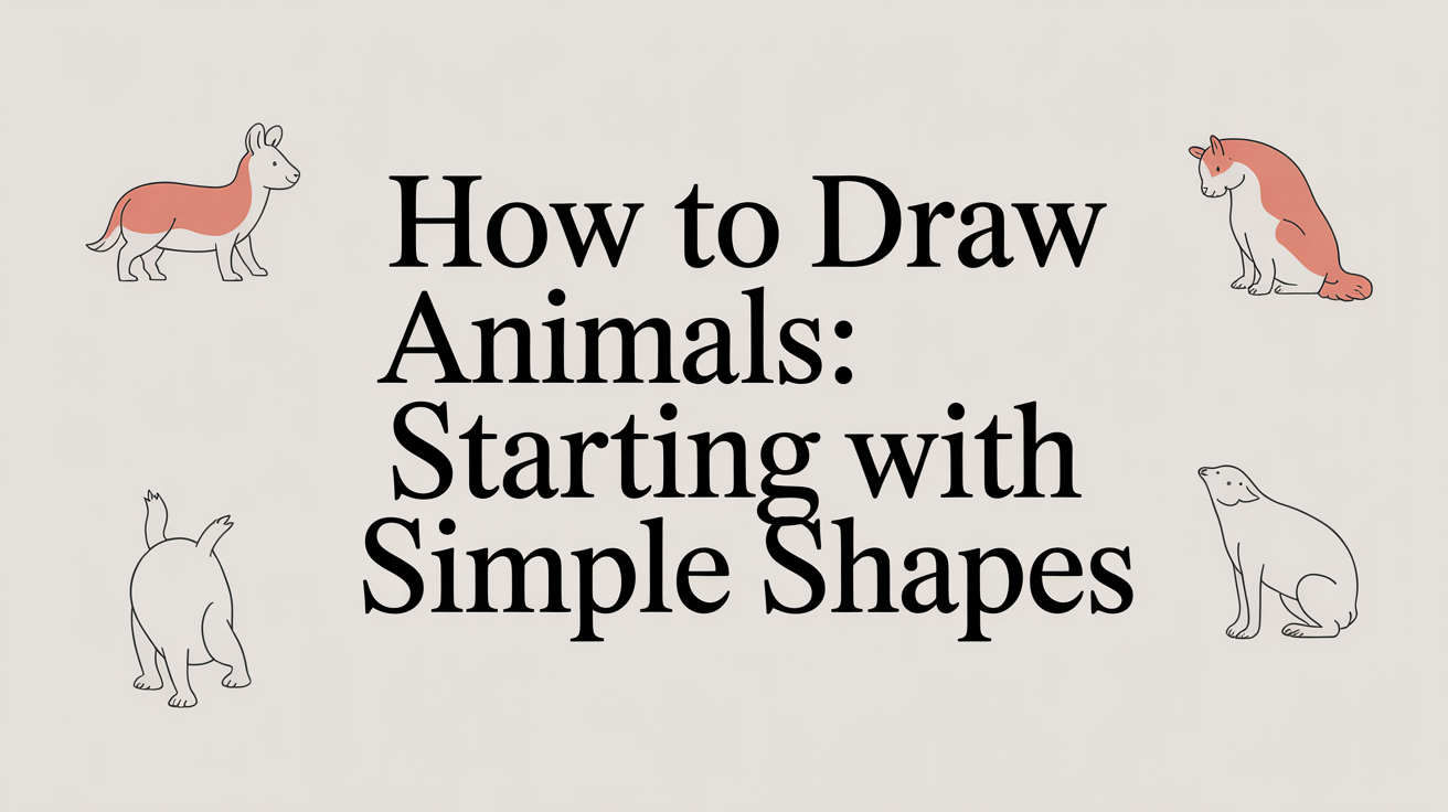 How to Draw Animals: Starting With Simple Shapes