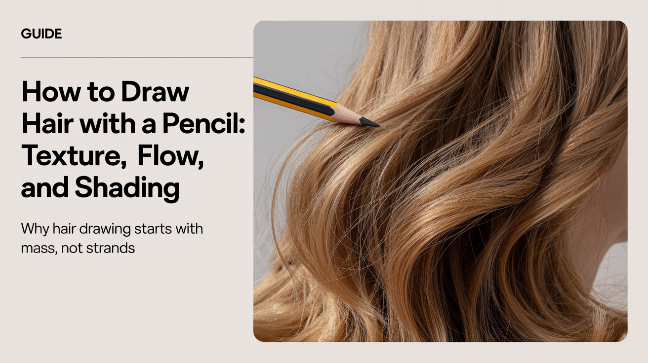Why Hair Drawing Starts With Mass, Not Strands
