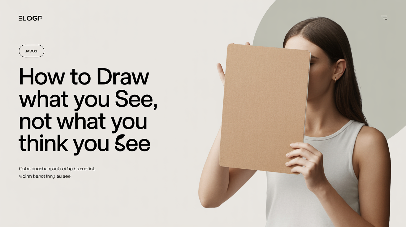 How to Draw What You See, Not What You Think You See