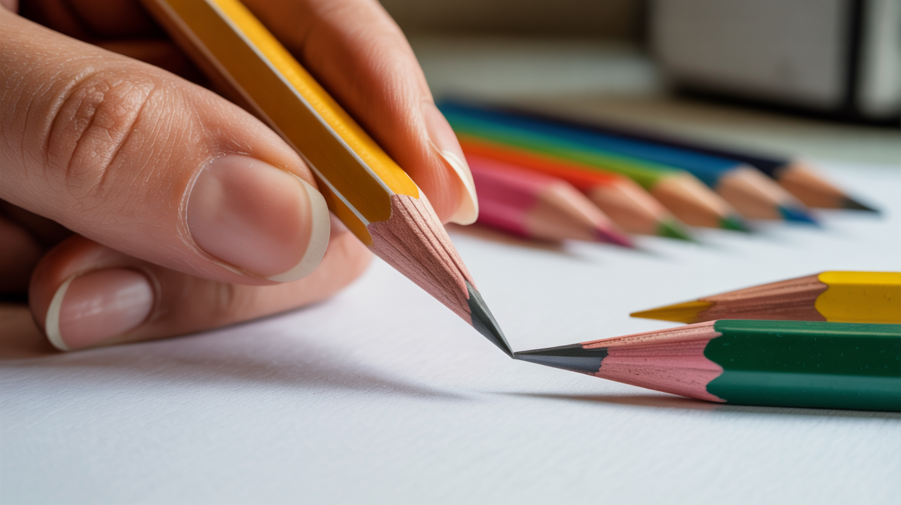 How to Sharpen a Pencil for Drawing (Long Point vs Short Point)
